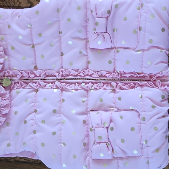 NWOT Flapdoddles Girls Pink Bubble Vest - Picture 4 of 8